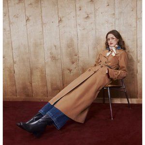 NWOT Reformation Holland Cotton-blend Twill Trench Coat (Size: S)